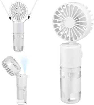 OEM Ventilatore Portatile Con Nebulizzatore DAcqua - Mini Ventilatore Usb Ricaricabile Con 4 Velocit&agrave;