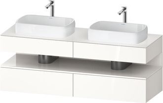 Duravit Qatego Consola Mueble Bajo Lavabo, 2 Extensiones, 2 - Duravit