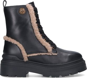 Pinko Leather Ankle Boots