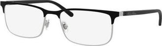 Brooks Brothers 55mm Rectangle optical glasses in Silver at Nordstrom