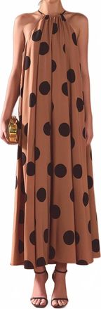 endless rose Womens Camille Dot Dress In Brown