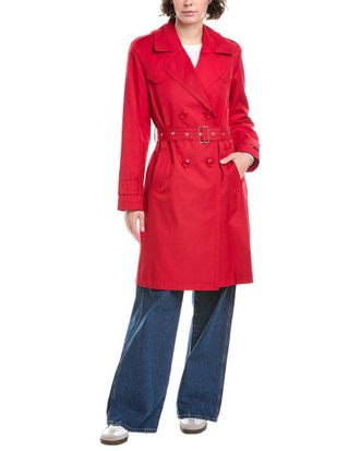 Via Spiga Pleated Trench Coat