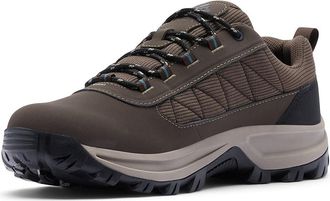 Columbia Transverse Hike Low Waterproof Mens Shoes Tundra/Everblue : 10.5 D - Medium, Leather/Textile