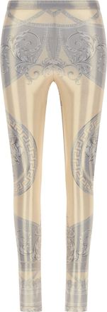 Versace La Coupe Des Dieux Leggings Multicolor-Donna