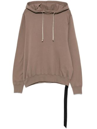 Rick Owens cotton hoodie - men - Cotton - M - Brown
