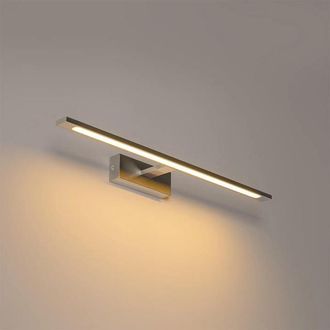 QAZQA Jerre wandlamp - 62x13.5x5.5cm - incl. LED - IP44 - staal