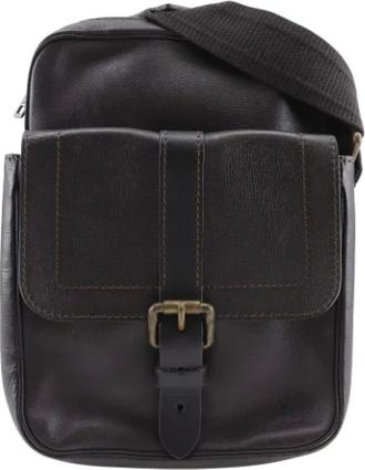 Louis Vuitton Pre-owned Cross Body Bags, female, Brown, Size: ONE SIZE Pre-owned Leather shoulder-bags