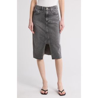 AG - Adriano Goldschmied Haruko Denim A-Line Skirt in Distortion at Nordstrom Rack, Size 23