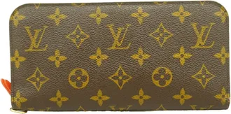 Louis Vuitton Brown Lv Orange Long Wallet (Bi-Fold) (Pre-Owned)