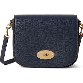 Mulberry Small Darley Leather Satchel in Night Sky at Nordstrom