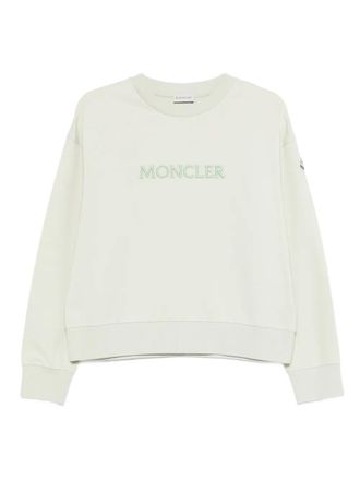 Moncler logo sweatshirt - Green