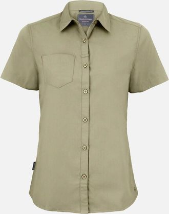 Craghoppers Womens Craghoppers Womens/Ladies Expert Kiwi Short-Sleeved Shirt - Grey - Size: 20
