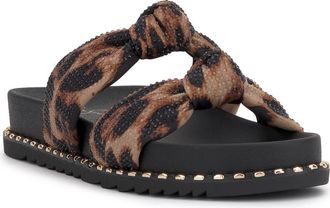 Jessica Simpson Caralyna Platform Slide Sandal in Natural at Nordstrom, Size 5