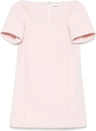 Khaite Dames, Jurken, Roze, Maat: XS Wol