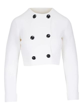 Dorothee Schumacher double-breasted cardigan - White