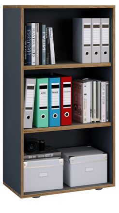 VCM Estante De Madera Vcm De Pie Gabinete De Archivo De Ahorro De Espacio Dimensiones Aprox. Al. 110 X An. 60 X T. 33 Cm Estante Elegante Estante De Ofici