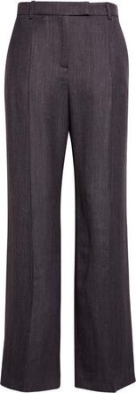 Eleventy Stretch Wool, Silk & Linen Pants in 177 Amethyst at Nordstrom, Size 44