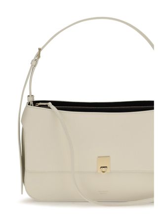 Ferragamo Cara Calfskin Leather Shoulder Bag - Beige