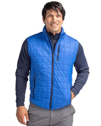 Cutter & Buck Rainier PrimaLoft Mens Eco Insulated Full Zip Puffer Vest