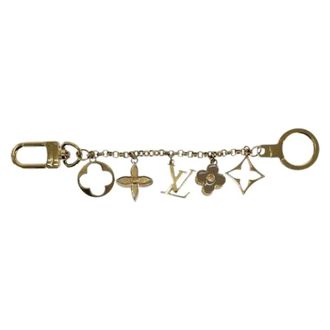 Louis Vuitton Pre-owned Accessories, female, Yellow, Size: ONE SIZE Pre-owned Fl Monogram Bag Charm