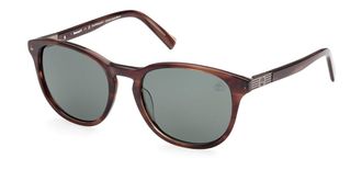 Timberland TB9319 Polarized 48R Mens Sunglasses Brown Size 53