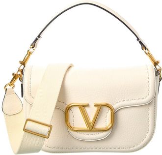 Valentino Alltime Leather Shoulder Bag