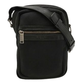 Saint Laurent Pre-owned Canvas Shoulder Bag - - Pre-owned - Donna - Nero - ONE SIZE
