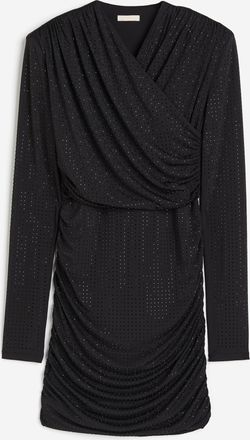 H&M Kleid mit Strass - Schwarz
