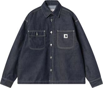 Carhartt Work in Progress Denim Jassen - Dames - Spijkerjassen - Blauw - S - Denim - Jassen