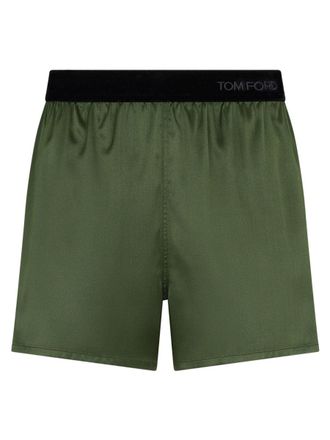 Tom Ford Silk-Blend Soft Sheen Pajama Shorts