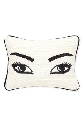 Jonathan Adler Eyes Needlepoint Throw Pillow in Graphic Eyes at Nordstrom, Size 9X12