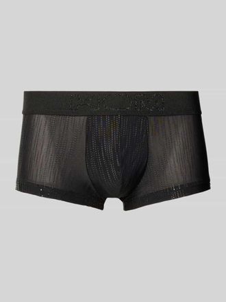 HOM Semitransparente Trunks mit elastischem Bund in BLACK, Gr&ouml;&szlig;e XXL