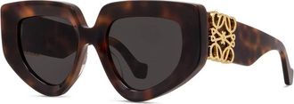 Loewe Lw 40154U Zonnebril - unisex - Zonnebrillen - Bruin - ONE Size - Accessoires