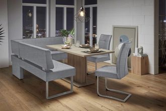 HOME AFFAIRE Eckbank »Rab« in 2 Breiten (180 oder 200 cm), Bezug in verschiedenen Qualitäten