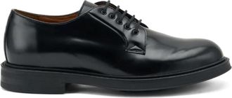 Frau Klassieke leren Derby-schoen - Heren - Veterschoenen - Zwart - 41 EU - Leer - Schoenen
