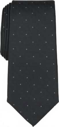 Alfani Mens Brookes Mini-Dot Tie In Black
