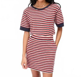 Clare Vivier Le Mini Tube Skirt In Cherry