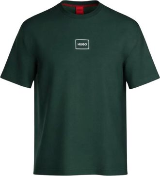 HUGO BOSS Hombre, Camisetas, Verde, Talla: M
