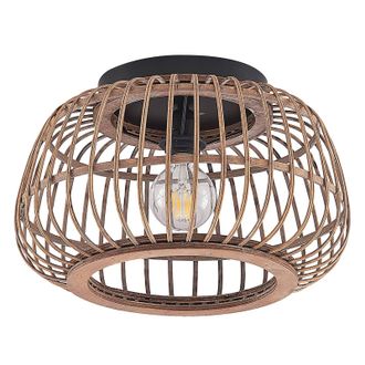 Lindby L&aacute;mpara De Techo bominio En Marr&oacute;n Madera - Lindby