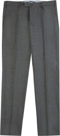 Incotex flannel trousers - men - Virgin Wool/Elastane/Cashmere/Cotton/Polyester - 50 - Grey