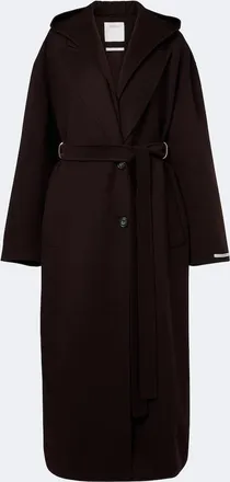 Sportmax Belted virgin wool coat