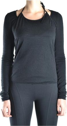 Neil Barrett Truien en Cardigans - Dames - Ronde hals truien - Zwart - M - Truien & Vesten
