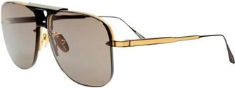 Linda Farrow Skye Zonnebril - unisex - Zonnebrillen - Zwart - 63 MM - Accessoires