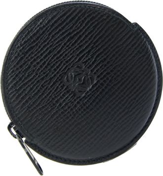 Loewe Black Leather Coin Purse/Coin Case (Pre-Owned)