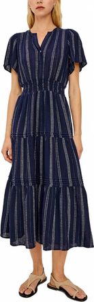 Rails Cannes Midi Dress In Marina Stripe