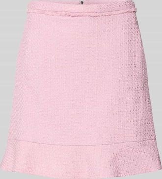 Marc Cain Minirock in Boucl&eacute;-Optik in Pink, Gr&ouml;&szlig;e 36