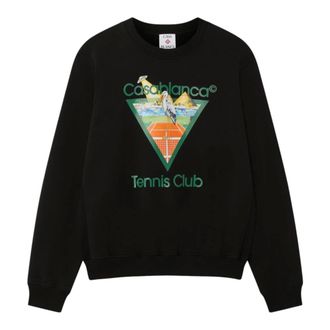 Casablanca Felpa Classica - - Sweatshirts & Hoodies - Uomo - Nero - S