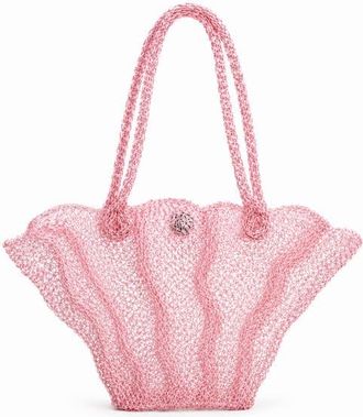 Brunna.Co The Arus Mesh Wire Bag in Pink at Nordstrom, Size Small