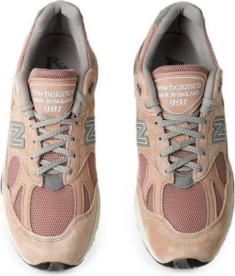 New Balance Mahogany Pink Suede Sneaker - Pink