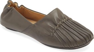 Chocolat Blu Cam Flat in Grey Leather at Nordstrom, Size 6.5